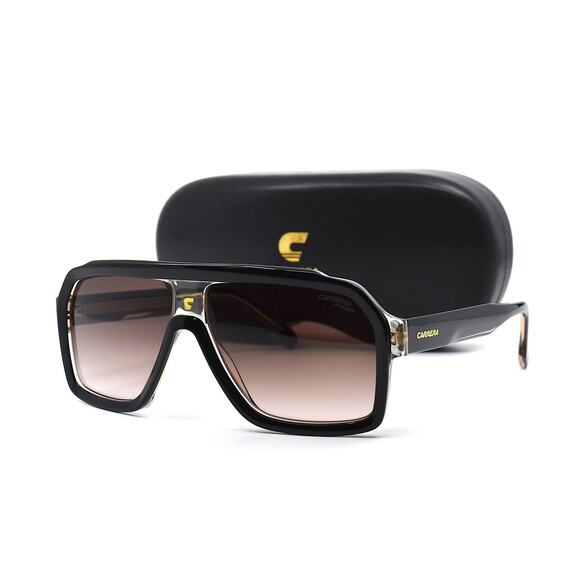 NEW CARRERA 1053/S BLACK BROWN GRADIENT AUTHENTIC SUNGLASSES - Picture 10 of 11